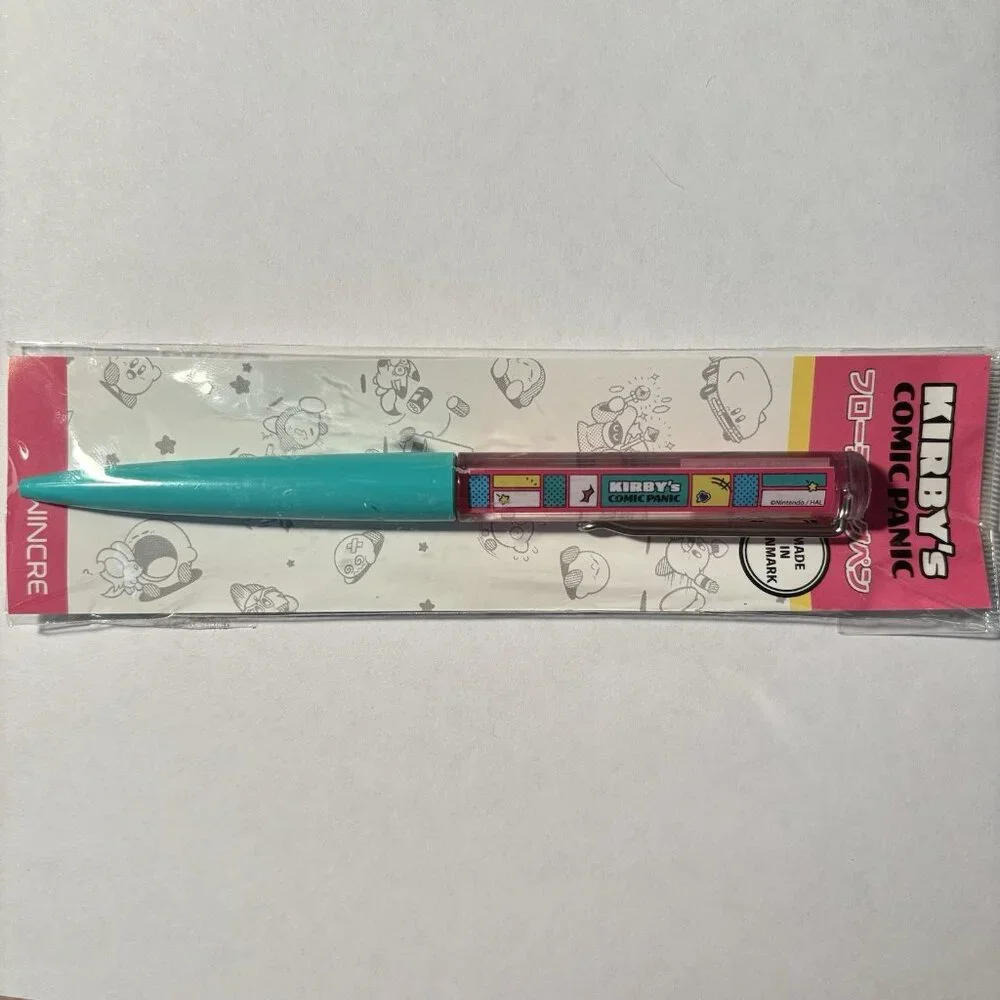 Nintendo Kirby's Comic Panic Floaty Pen Video Game Promo Japan